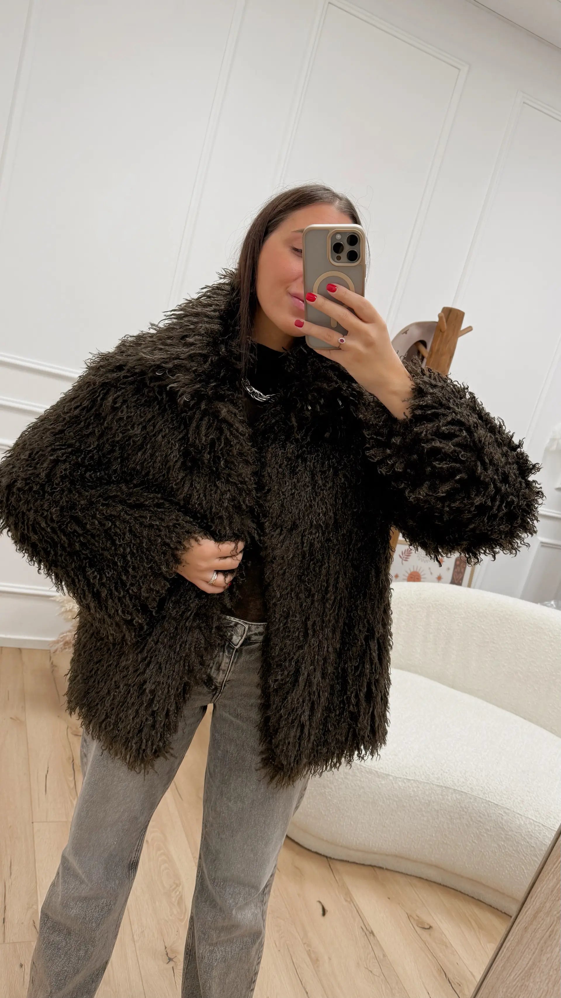 Pelliccia mongolia fondente - HaveOne