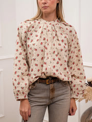 Camicia coreana Blossom burro - Crispy
