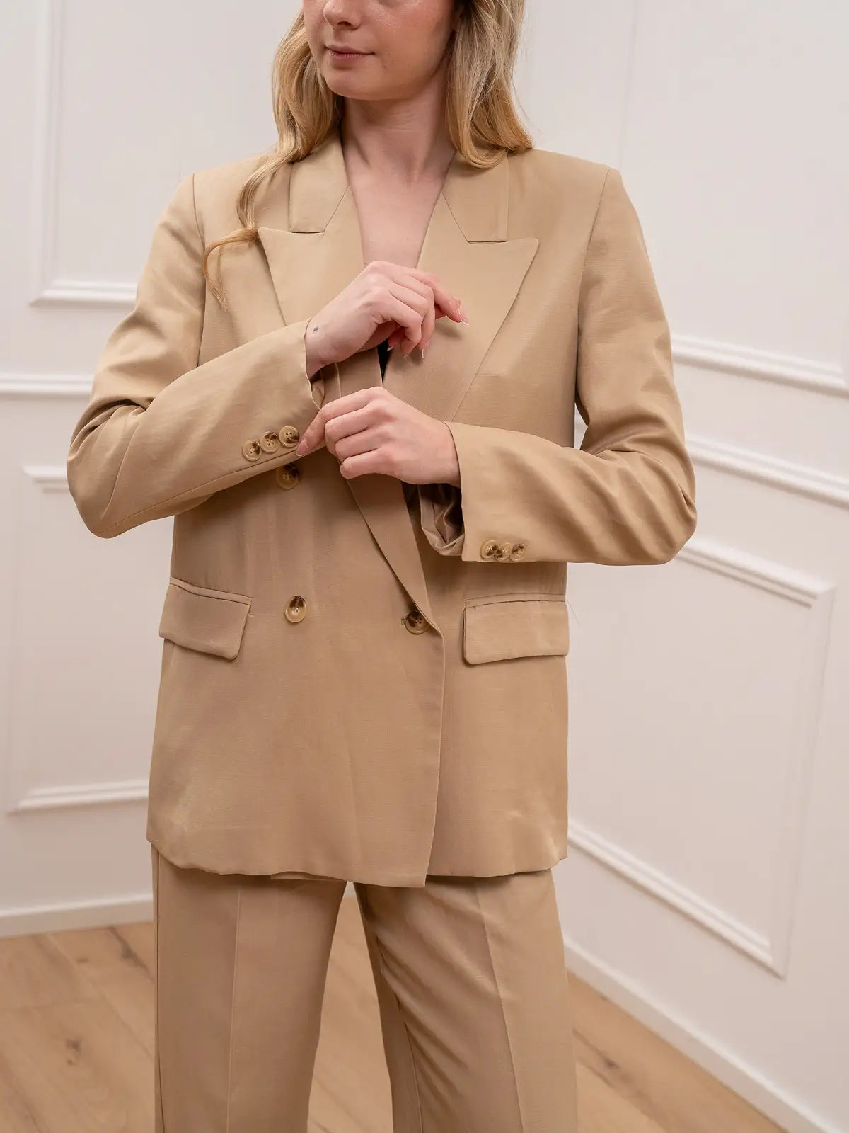 Giacca sabbia misto lino - Vicolo