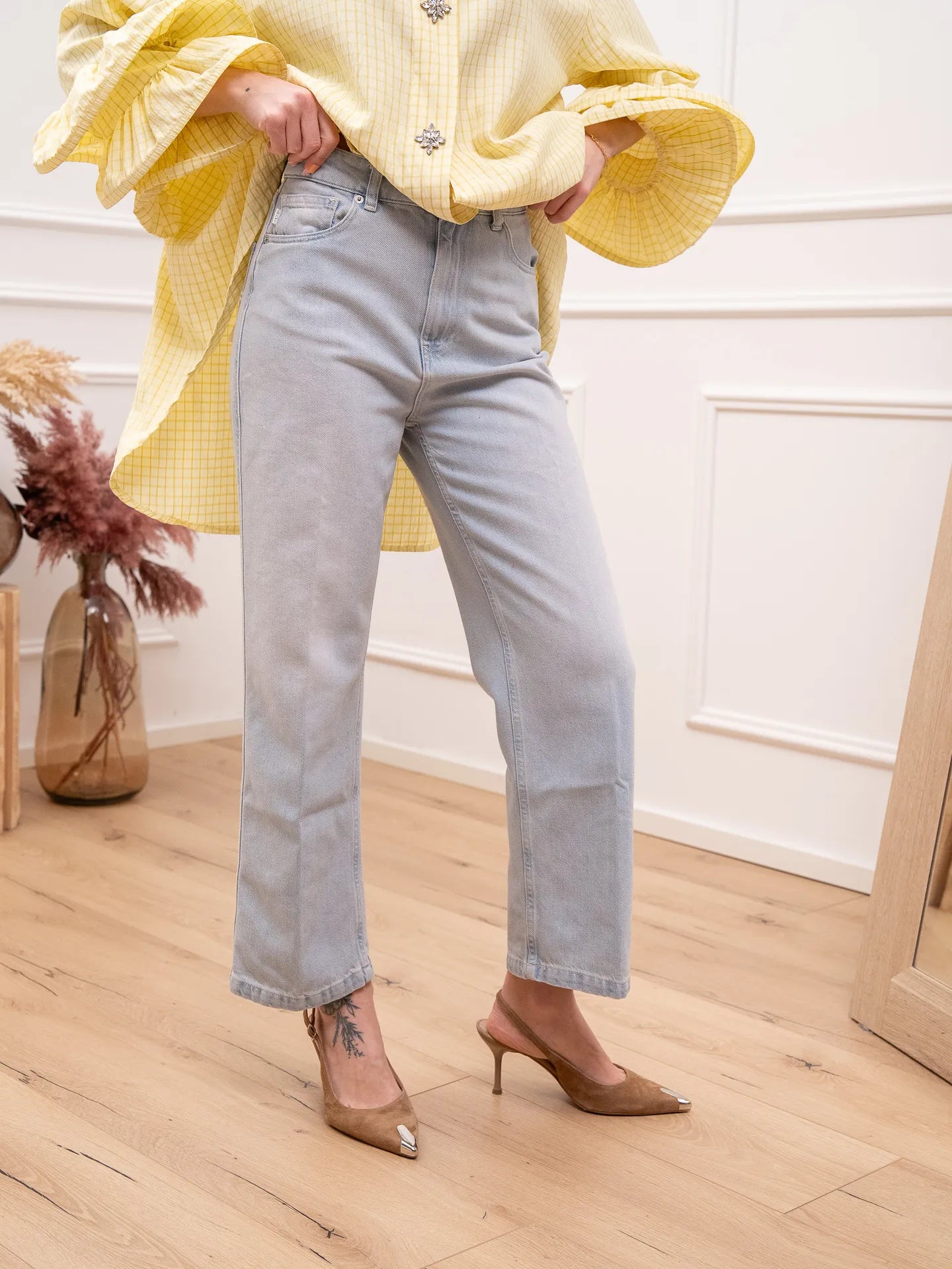 Jeans Kate dritto lavaggio chiaro - Vicolo