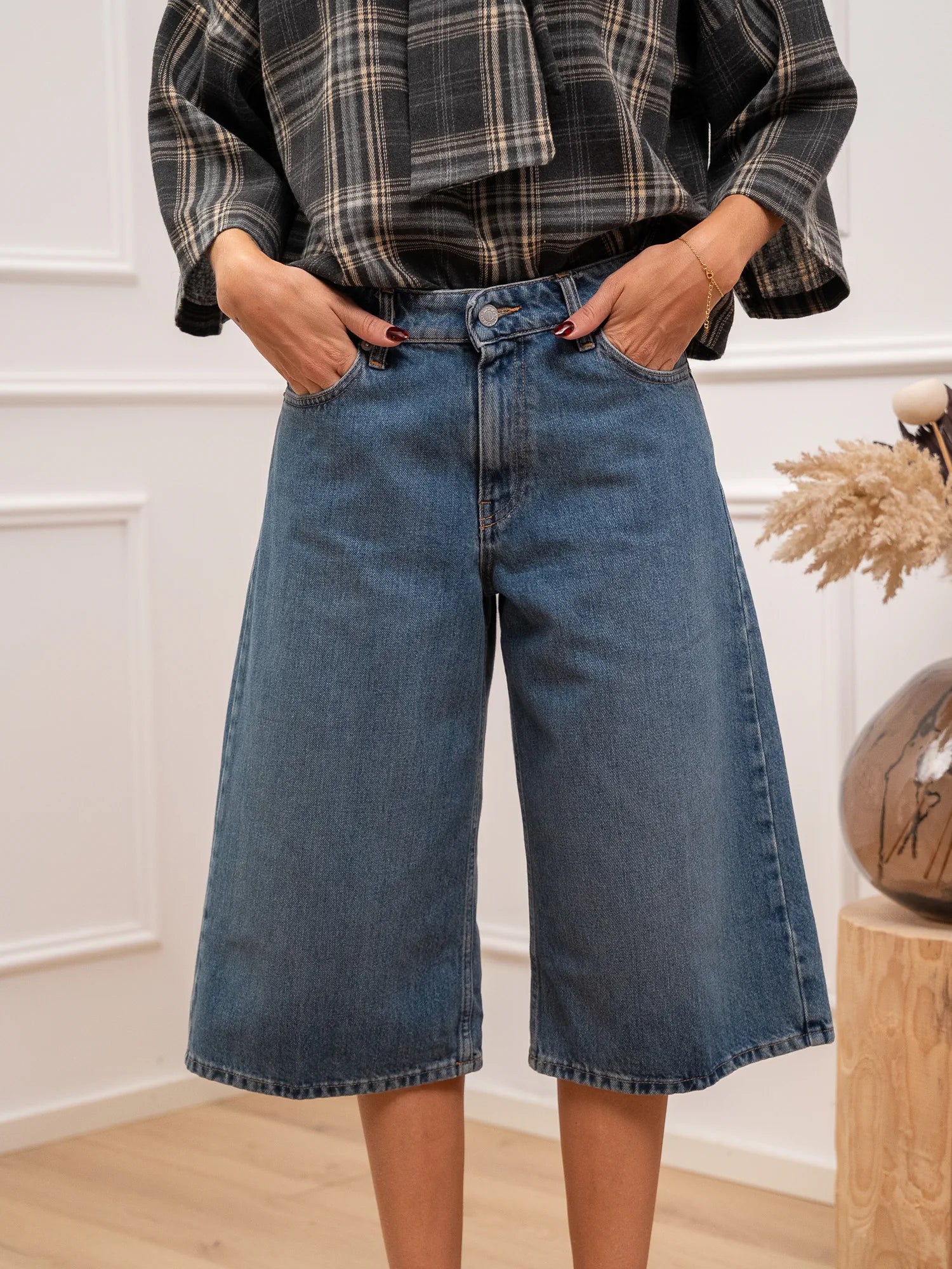 Bermuda Shelly in denim - Vicolo