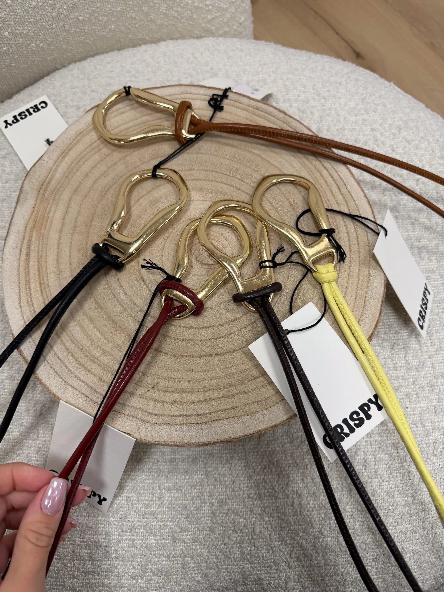 Cintura doppia limone con fibbia dorata - Calibro Shop