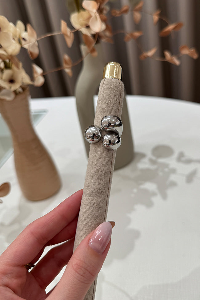 Anello trio argento - Calibro Shop