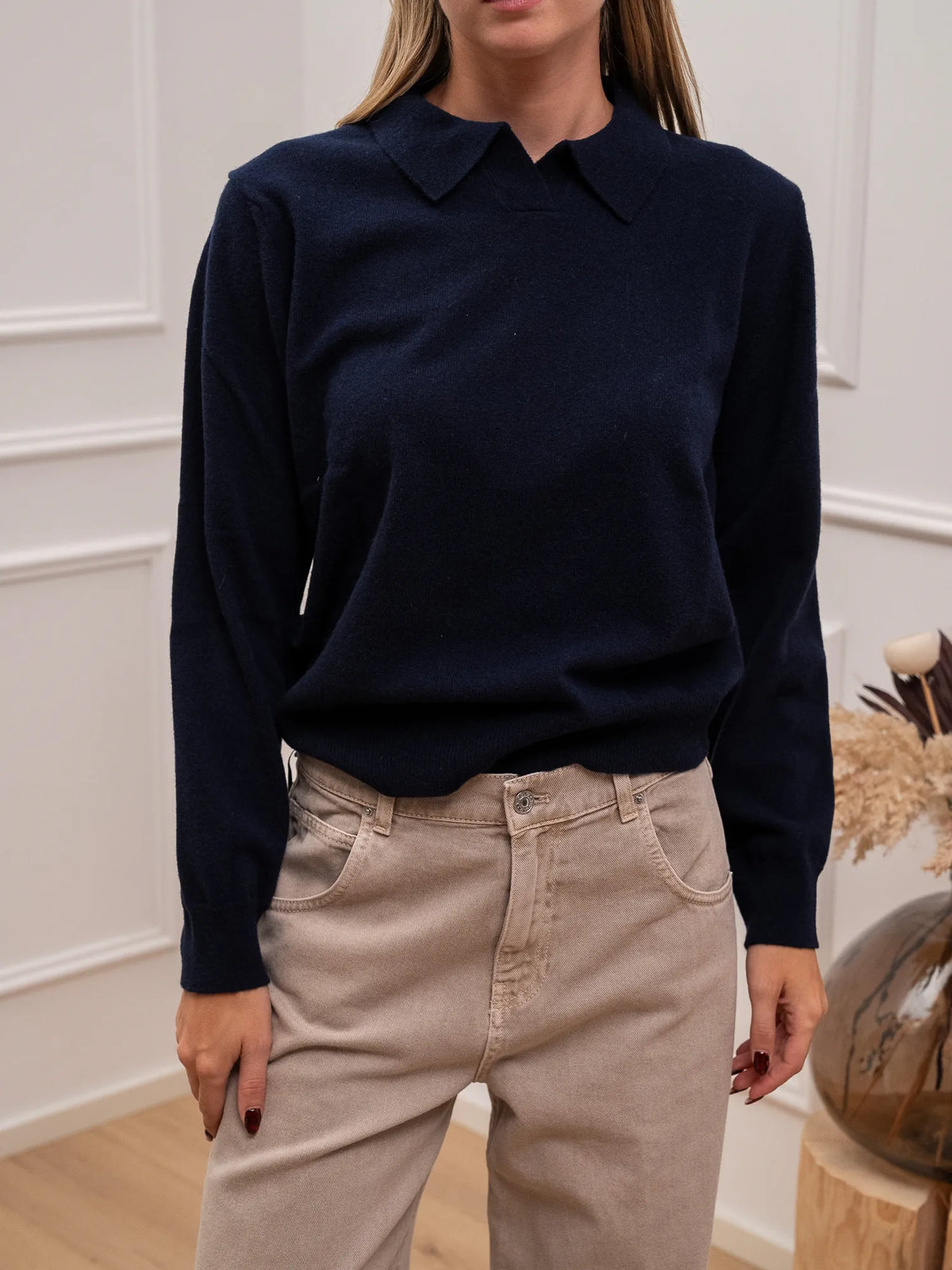 Maglia polo basic misto lana - HaveOne