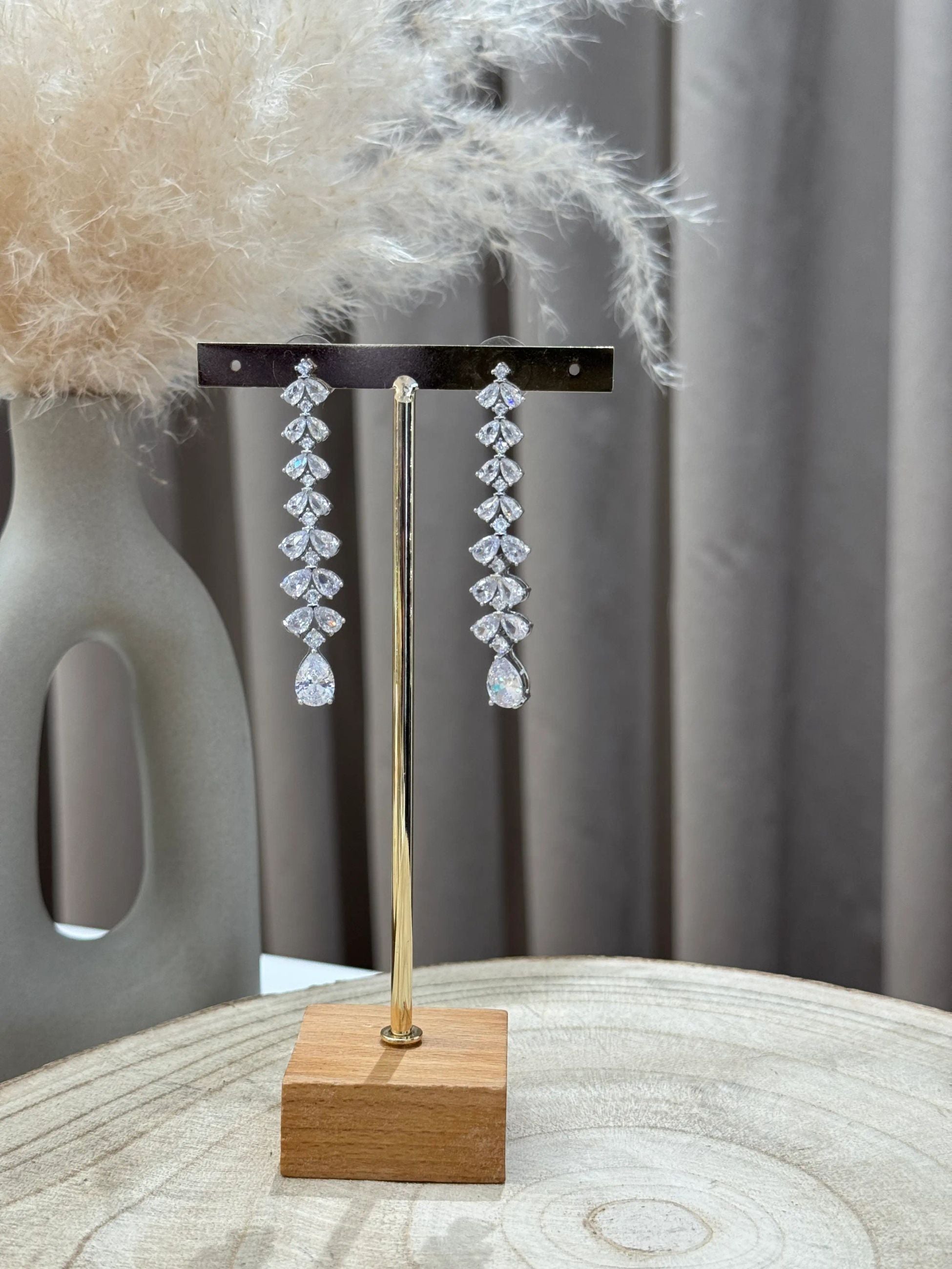 Orecchini pendenti sparkling argento - Calibro Shop