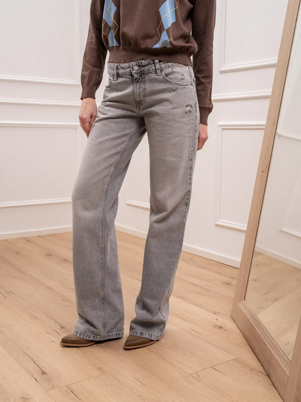Jeans Basma grigio chiaro - Vicolo