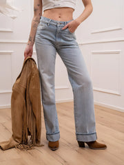 Jeans Jodie in denim chiaro straight fit - Vicolo