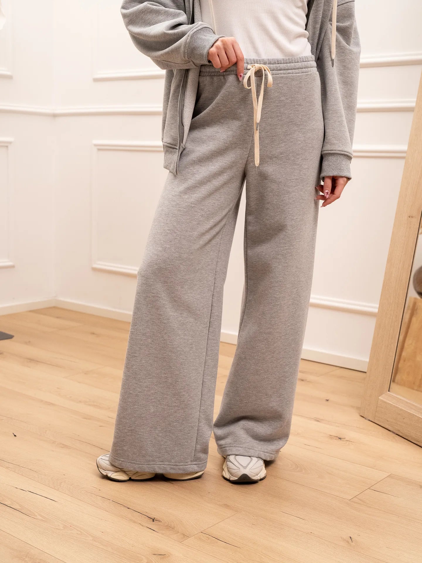Pantaloni joggers grigio a palazzo - Vicolo