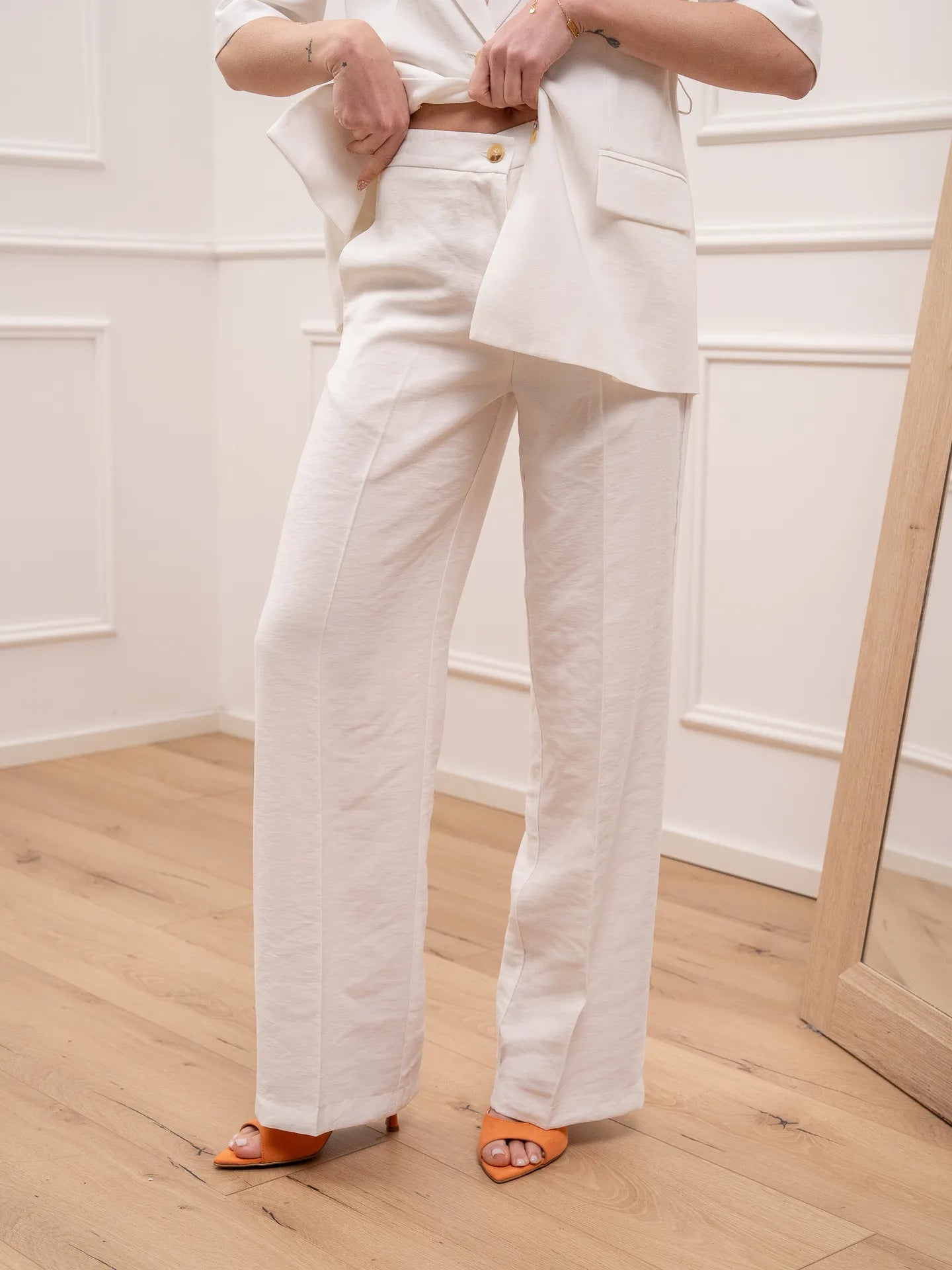 Pantaloni bianchi fit dritto - Vicolo