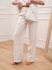 Pantaloni bianchi fit dritto - Vicolo