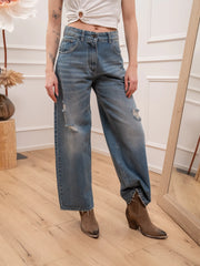 Jeans worker con rotture - SoAllure