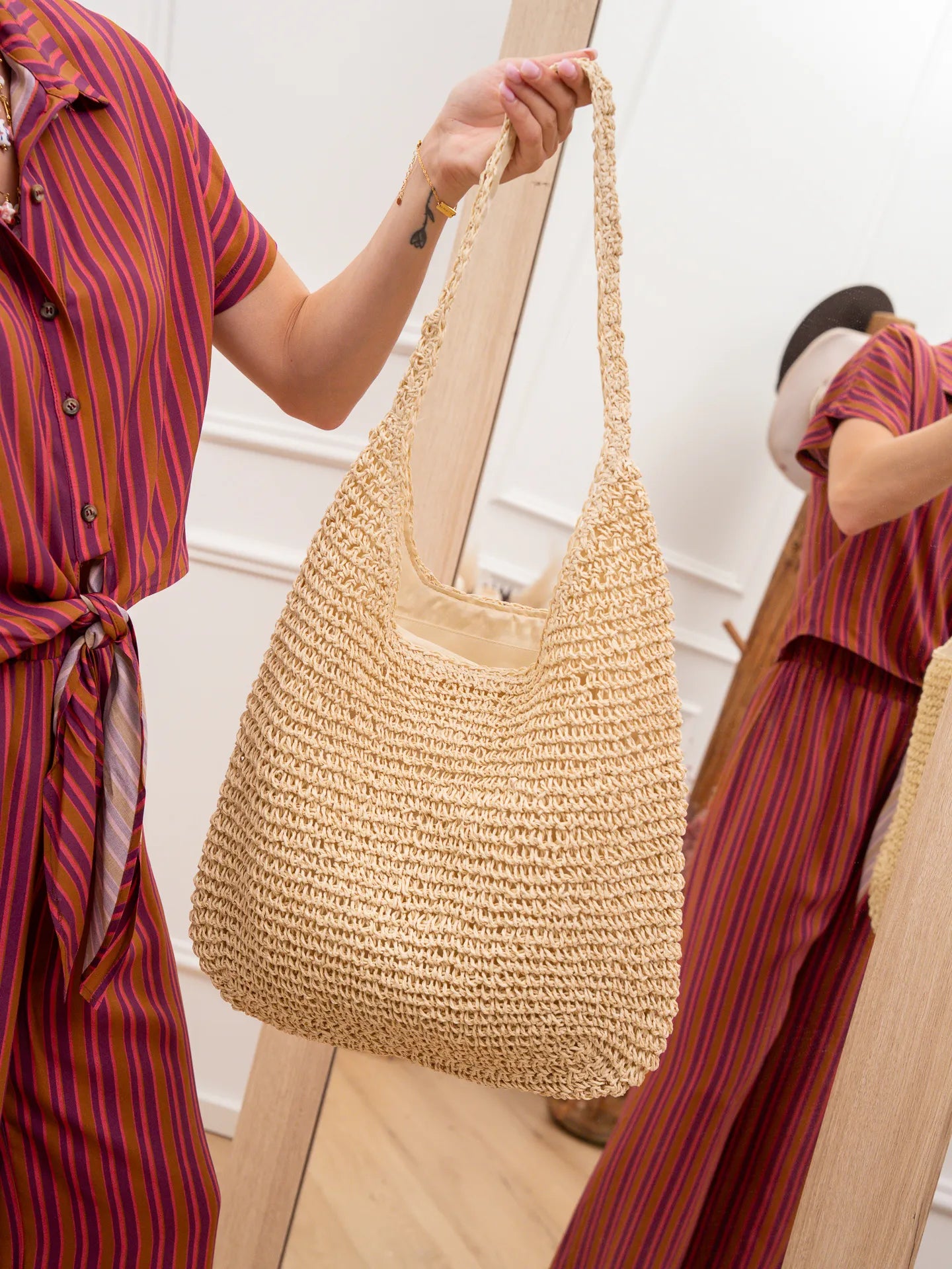 Borsa rafia naturale - Calibro Shop