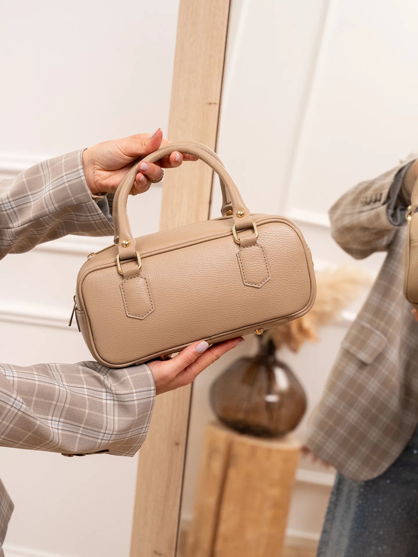 Borsa Eveline taupe - Calibro Shop