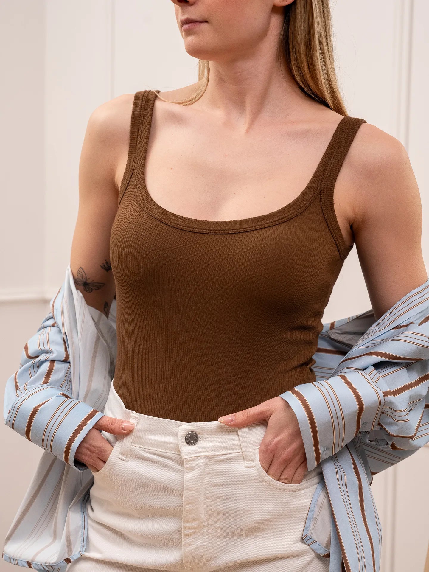 Body basic a costine bruciato - Vicolo