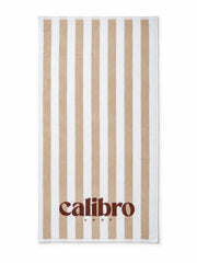 Telo mare Calibro in spugna a righe - Calibro Shop