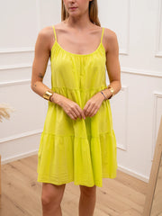 Vestito Balze corto lime - Tensione In