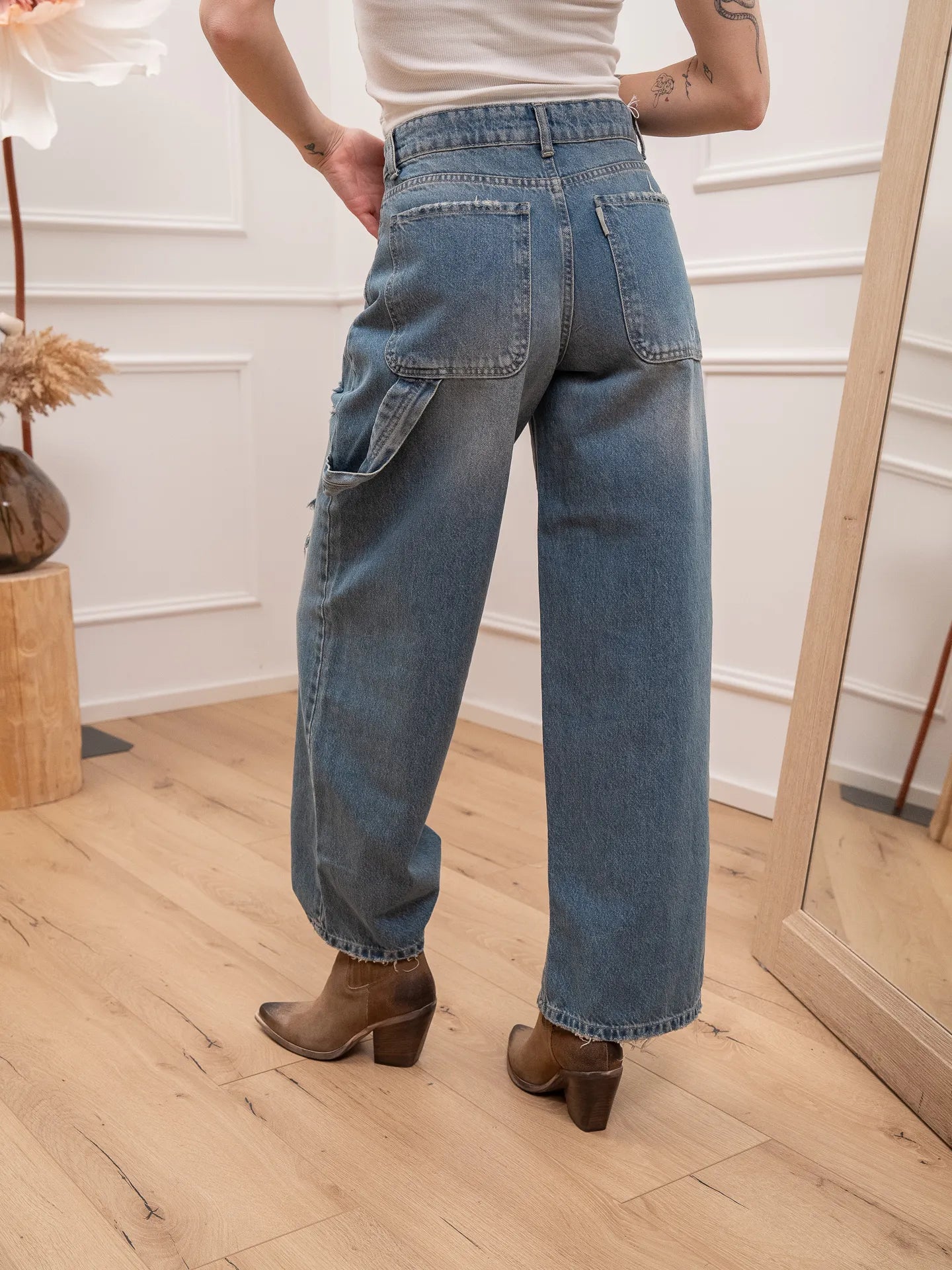 Jeans worker con rotture - SoAllure