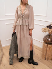 Vestito Juliette in rayon con pizzo - You Decide