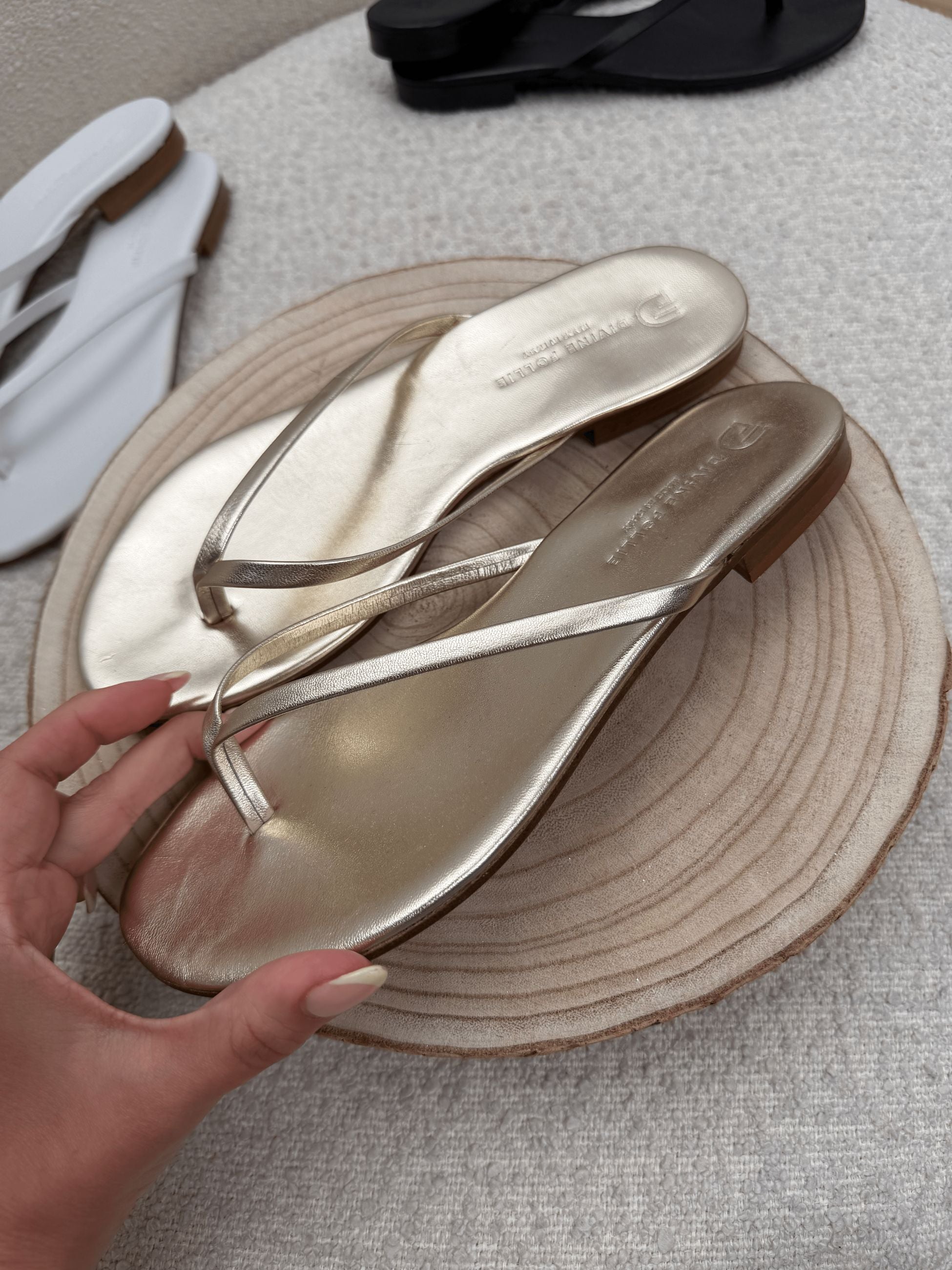 Ciabatta slim basic platino - Divine Follie