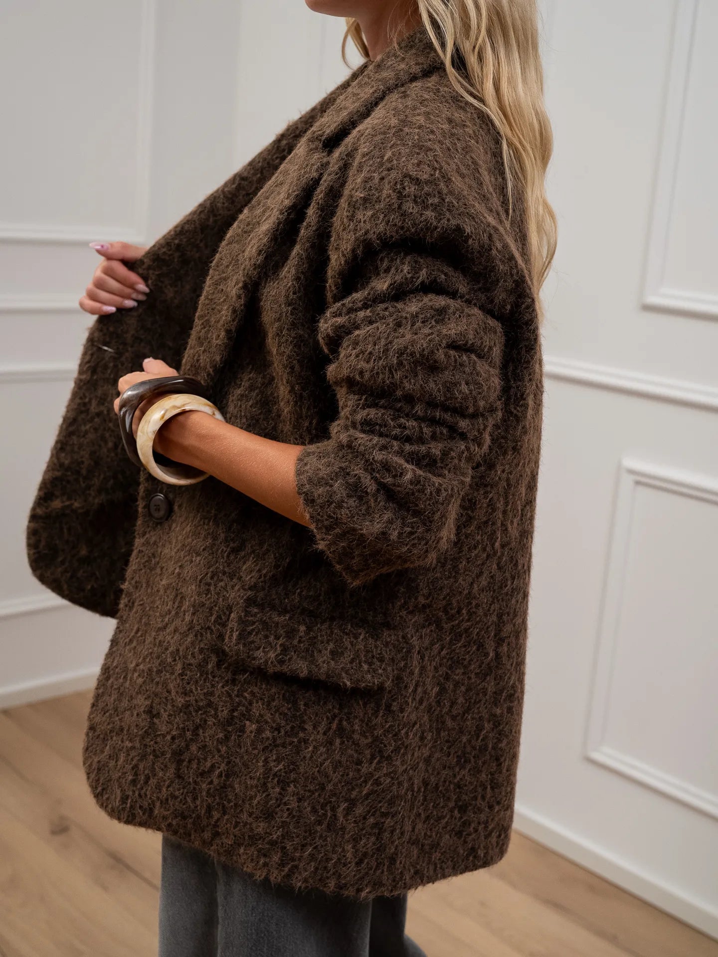 Cappotto corto moro oversize - HaveOne