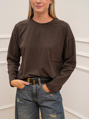 T shirt Easy girocollo scatoletta in cotone - HaveOne
