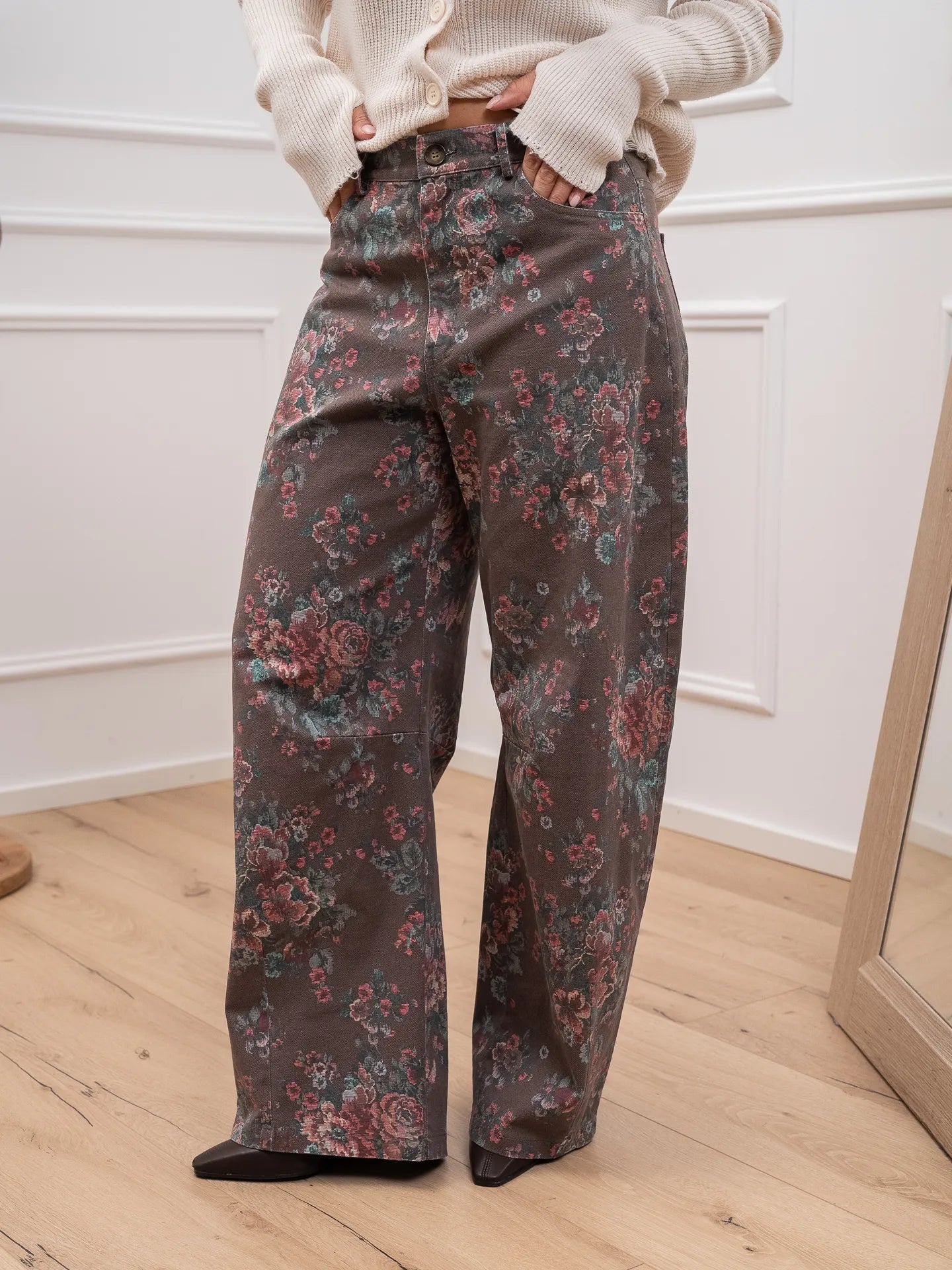 Jeans flower balloon fit - Vicolo
