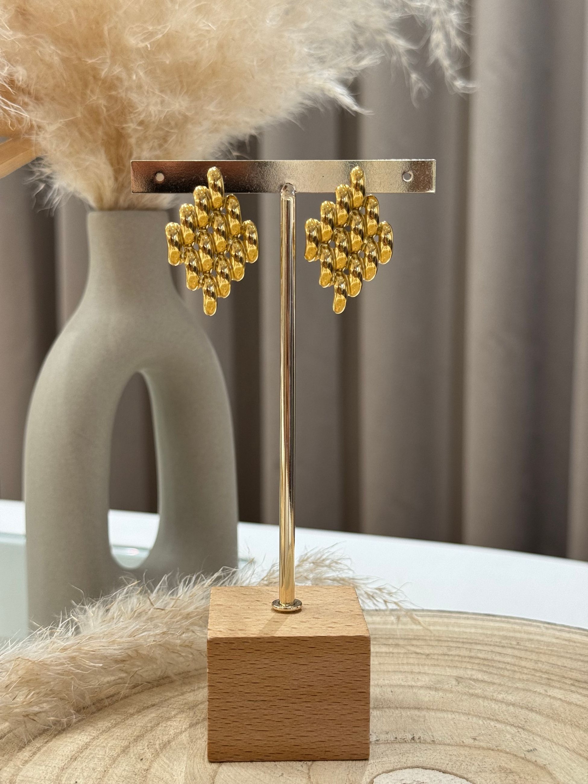 Orecchini Pixel Gold - Calibro Shop