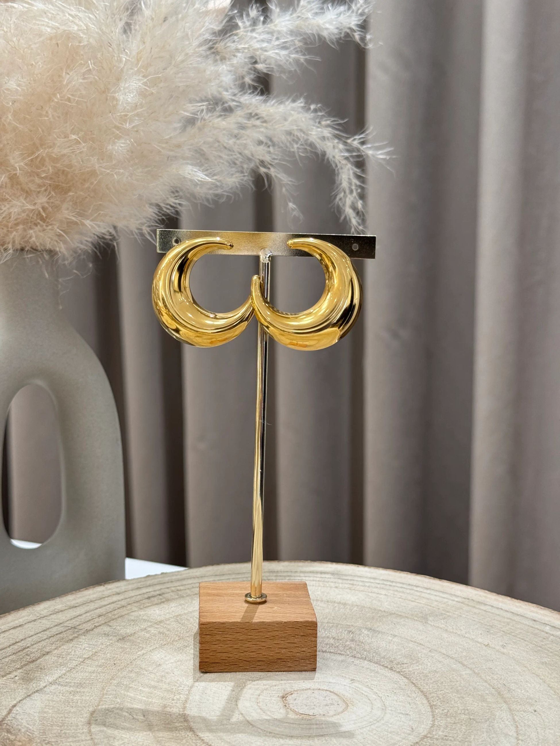 Orecchini Moon maxi oro - Calibro Shop