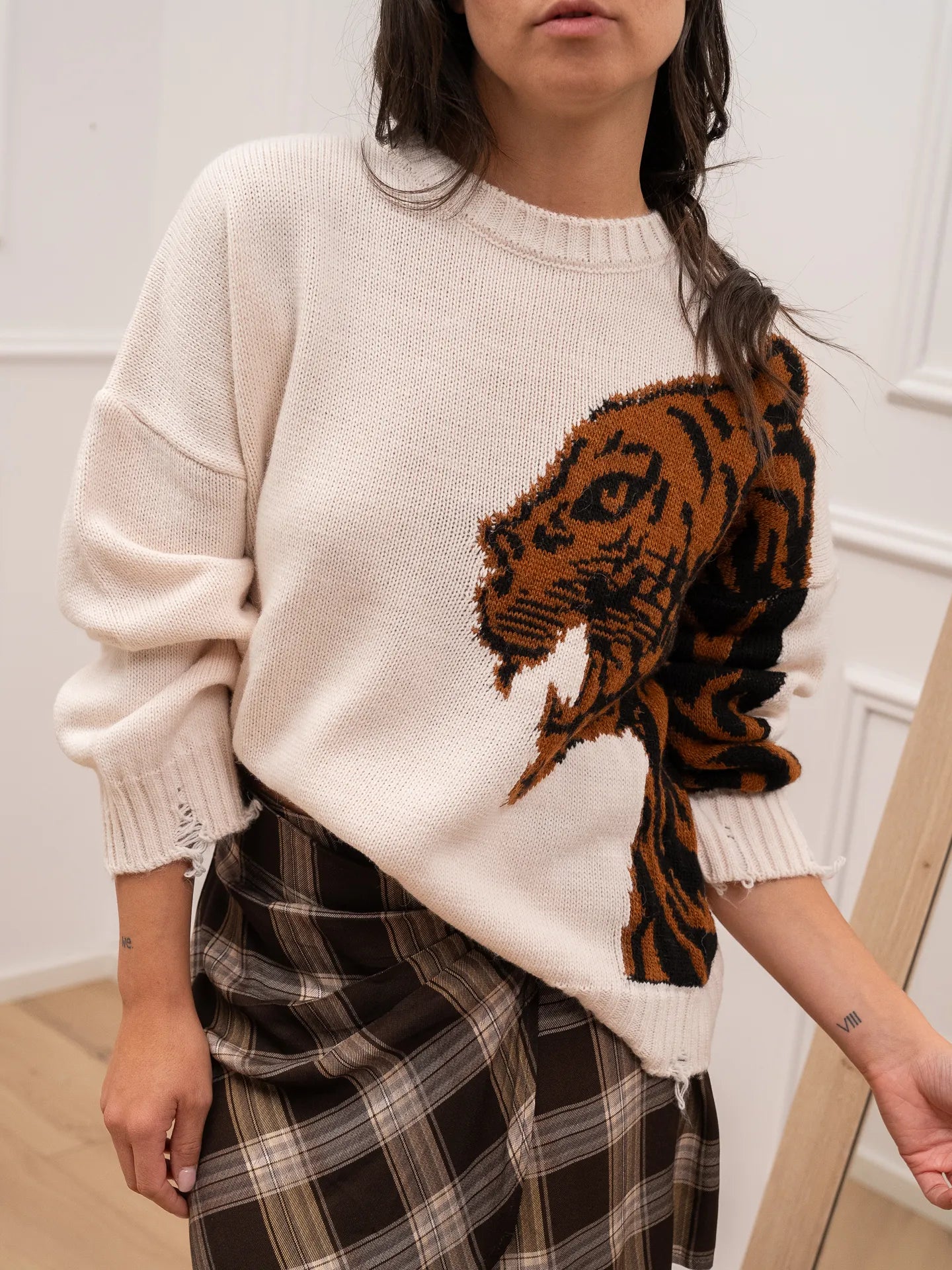 Maglia pasta con tigre destroy - HaveOne