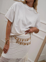 T shirt basic girocollo bianca - Vicolo