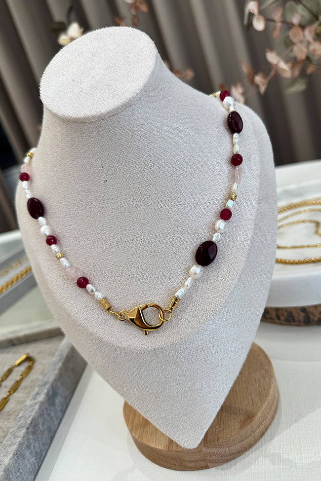 Collier pearls in fire - LCS