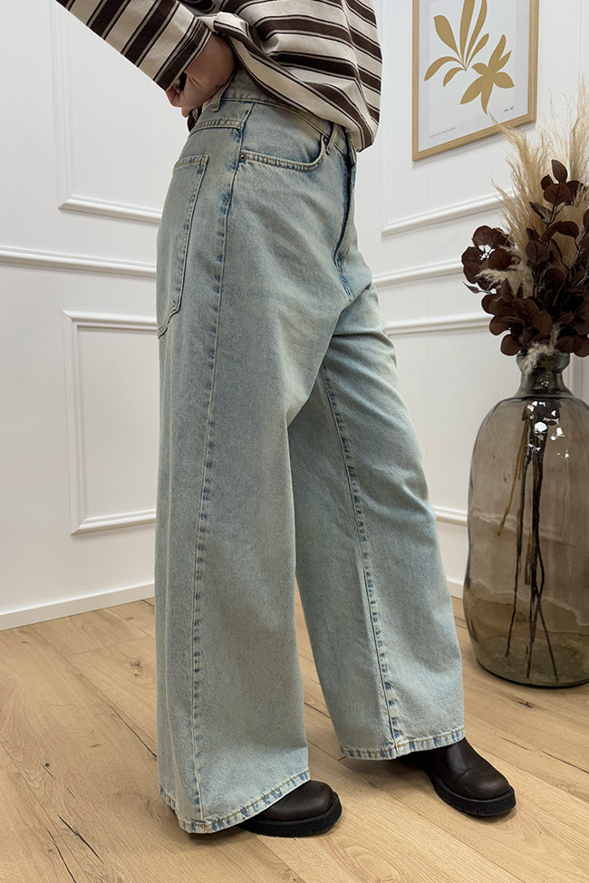 Jeans Giusy sabbiato loose fit - Tensione In