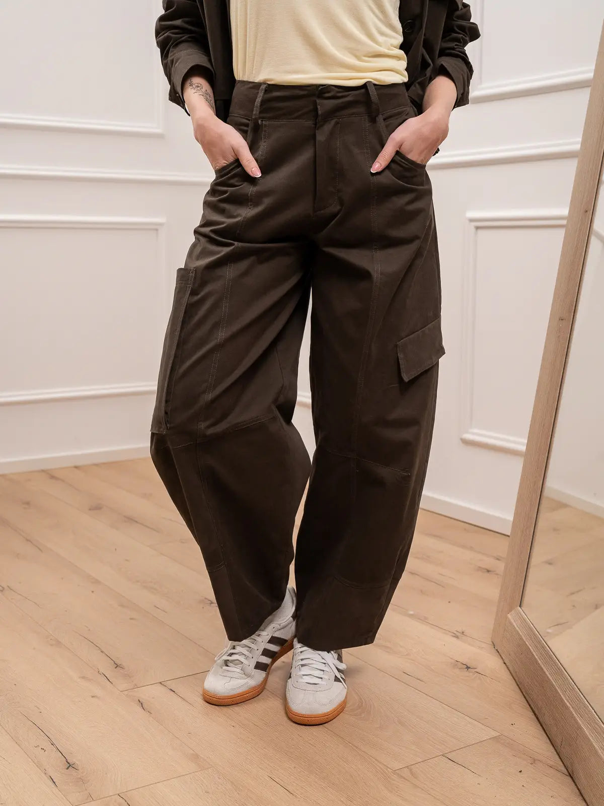 Pantaloni army soft touch cargo - Vicolo