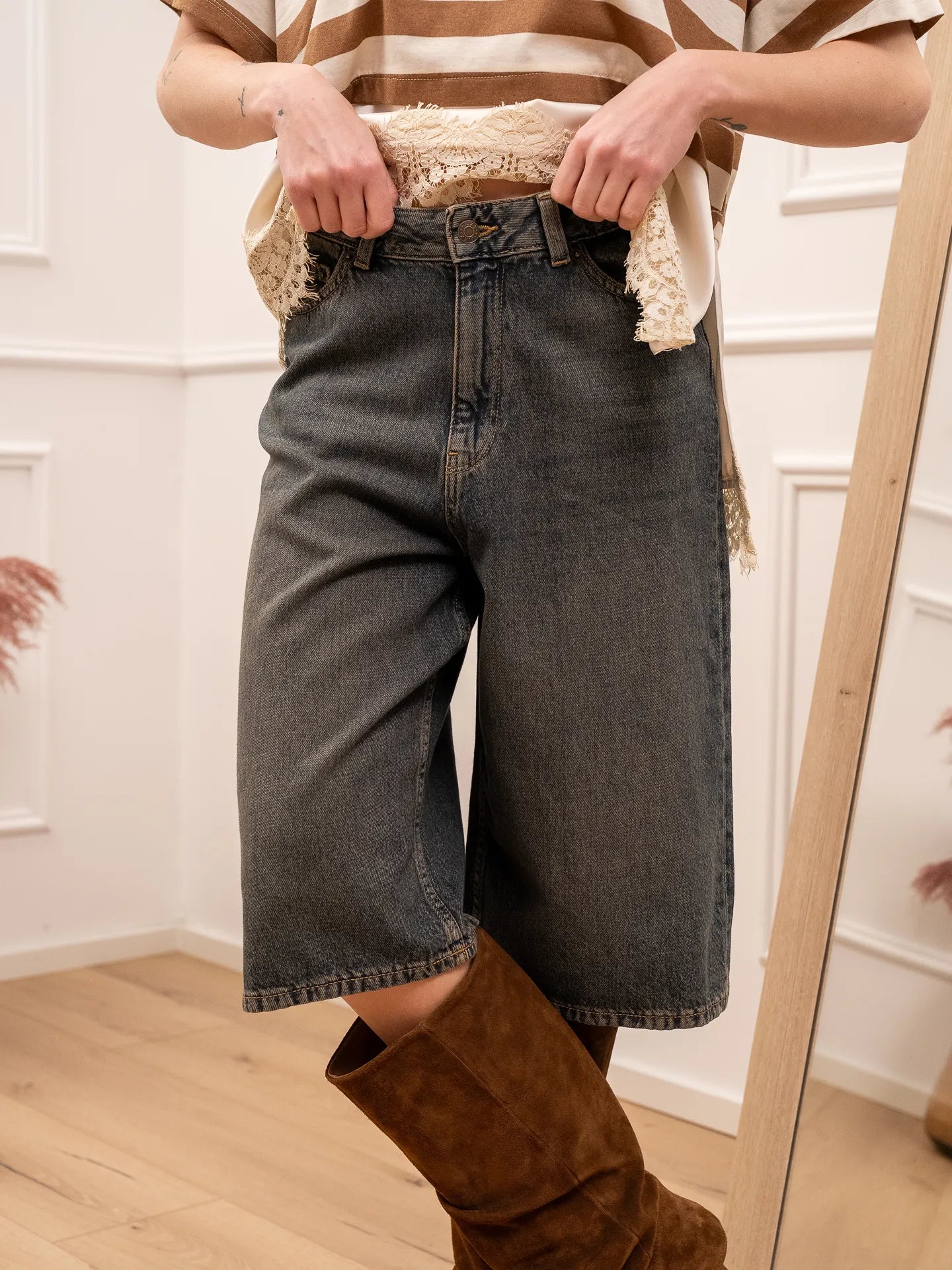 Bermuda Kyoto in denim baggy fit - JJXX