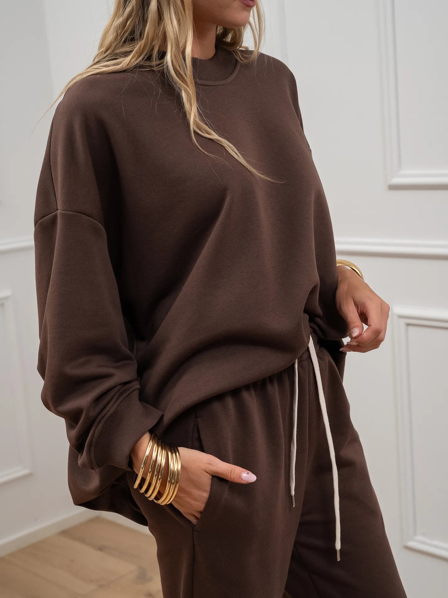 Felpa lunga kinder basic oversize - Vicolo