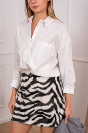 Camicia over Popeline con maxi tasca - HaveOne