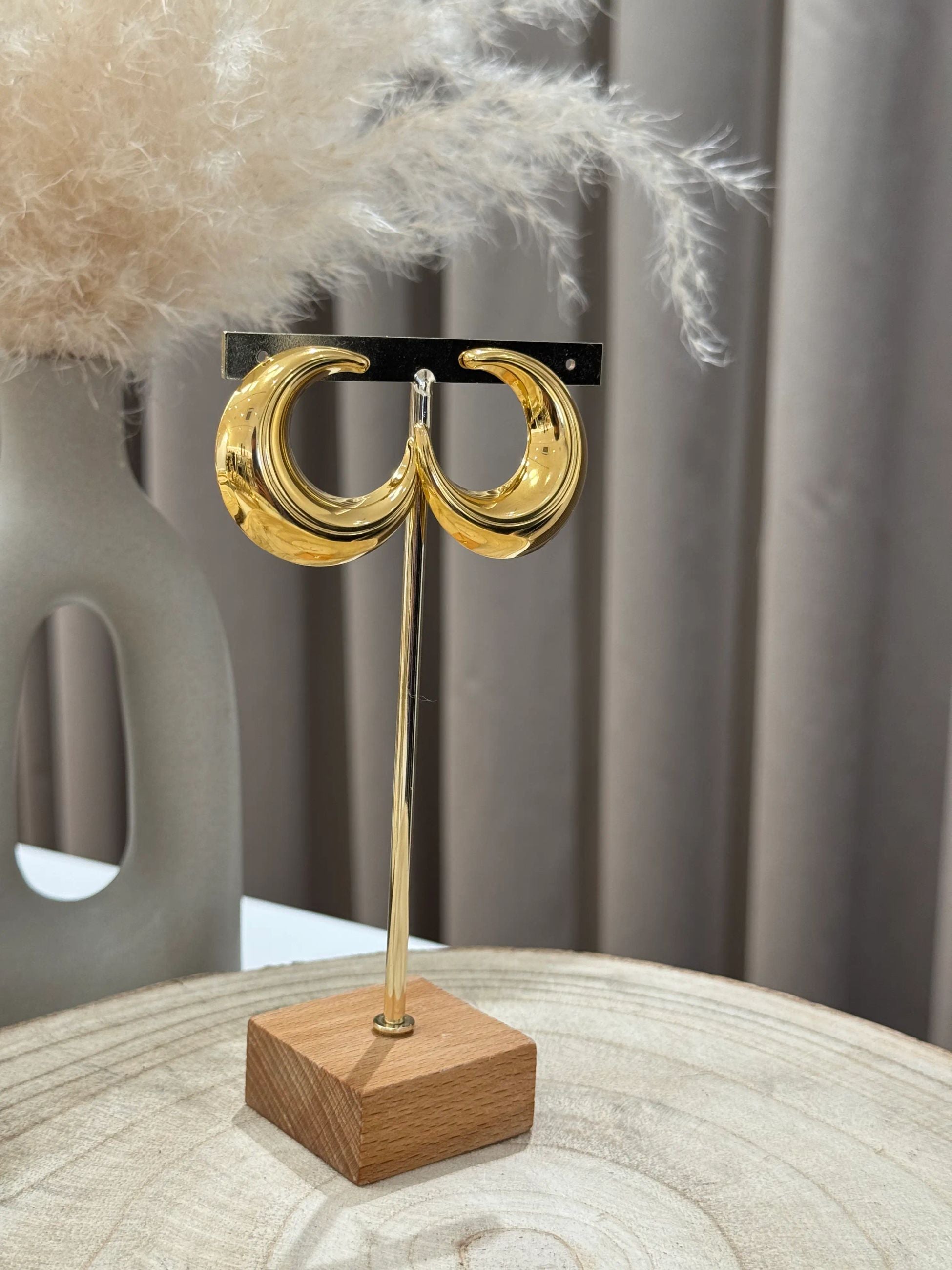 Orecchini Moon maxi oro - Calibro Shop