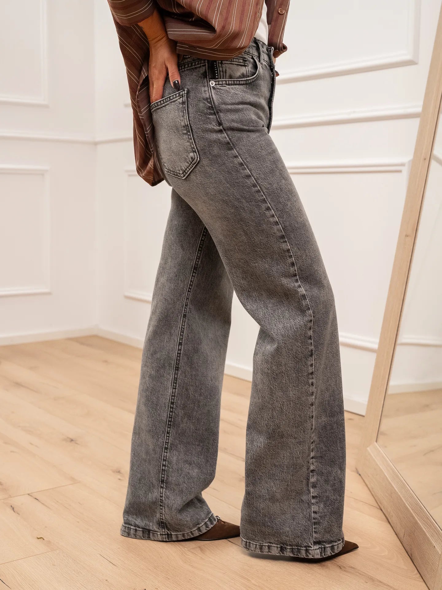 Jeans London grigio straight fit - HaveOne