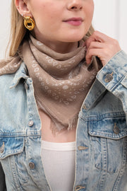 Bandana slavata frangette sabbia - Tensione In