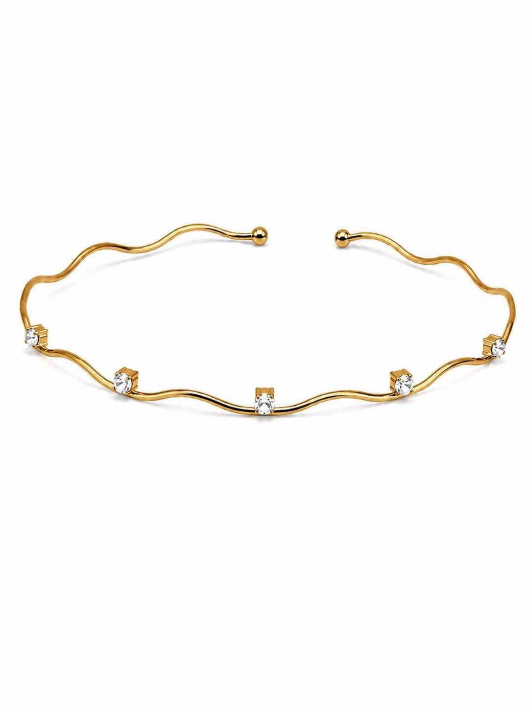 Choker rigido Sbrilli bianco - Calibro Shop