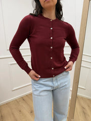 Maglia rebecchina basic bordeaux - HaveOne