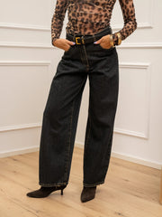 Jeans Bella in denim thè scuro - HaveOne