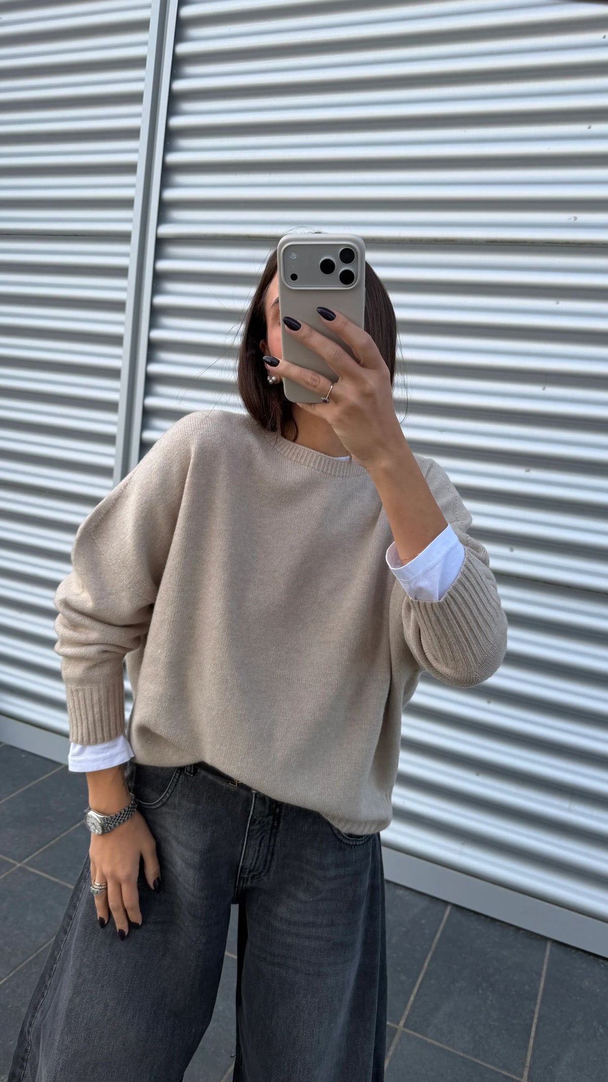 Maglia stile felpa in viscosa - HaveOne