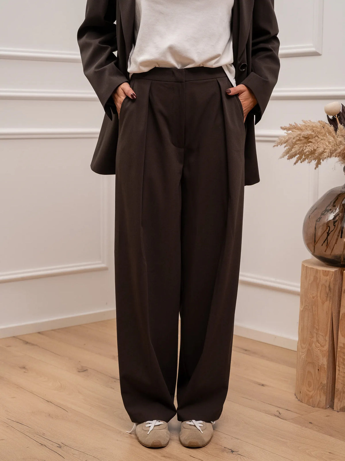 Pantaloni Office misto lana - Silence Limited