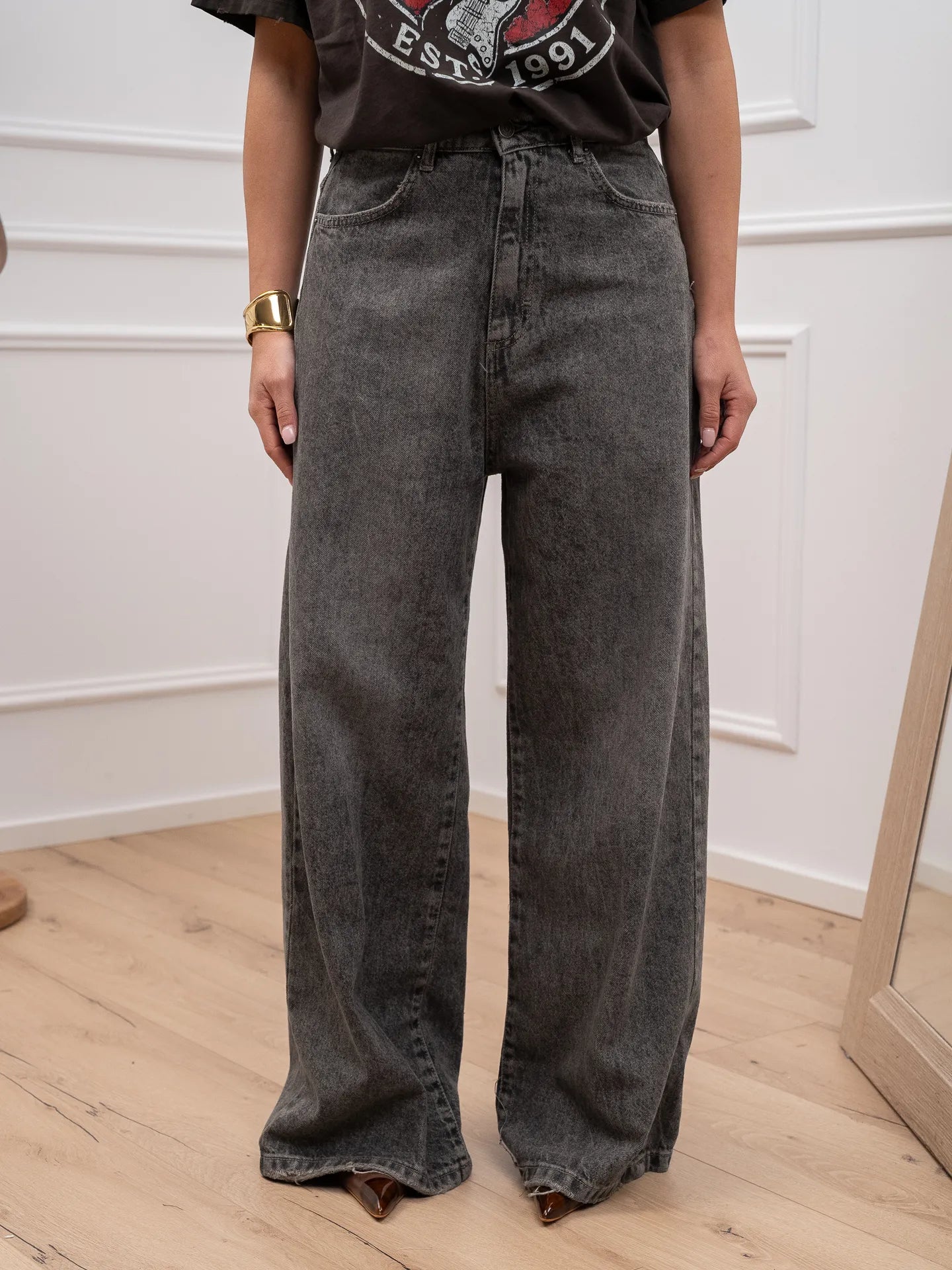 Jeans Giusy grigio vintage - Tensione In