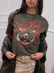 T shirt moro stampa tigre "Motorcycle" - HaveOne