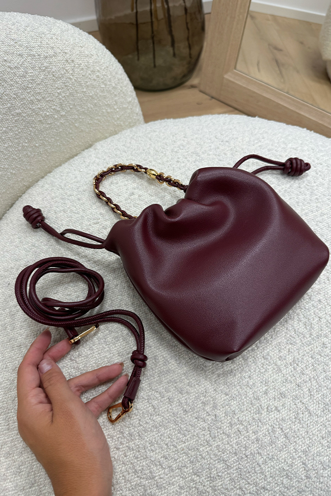 Calibro Shop - Borsa Penelope bordeaux a sacchetto