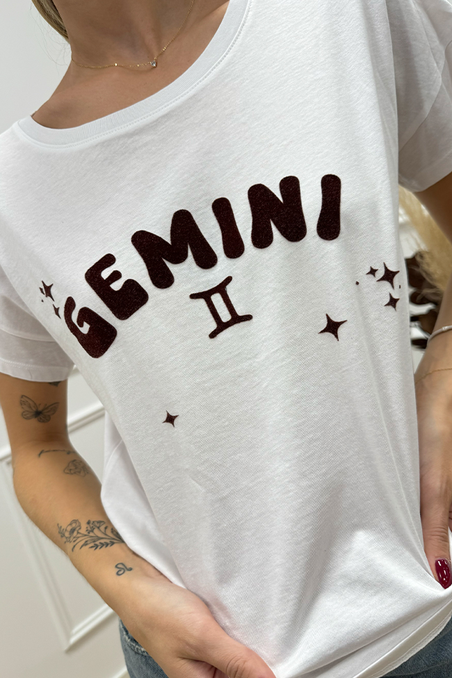 Haveone - T shirt Zodiaco stampa Gemelli