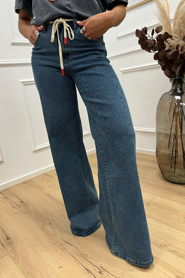 Crispy - Jeans Ginevra palazzo con laccio