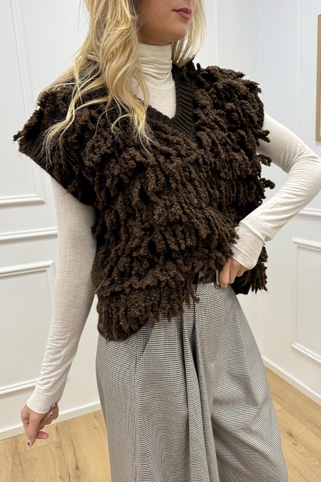 Haveone - Gilet moro fluffy